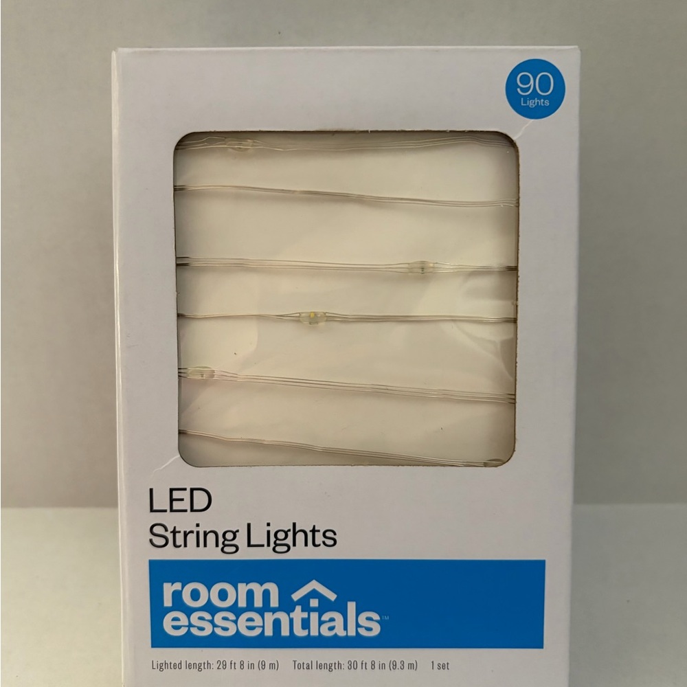 Room Essentials LED String Lights - White